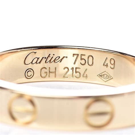 cartier 18k gold ring|love wedding band yellow gold.